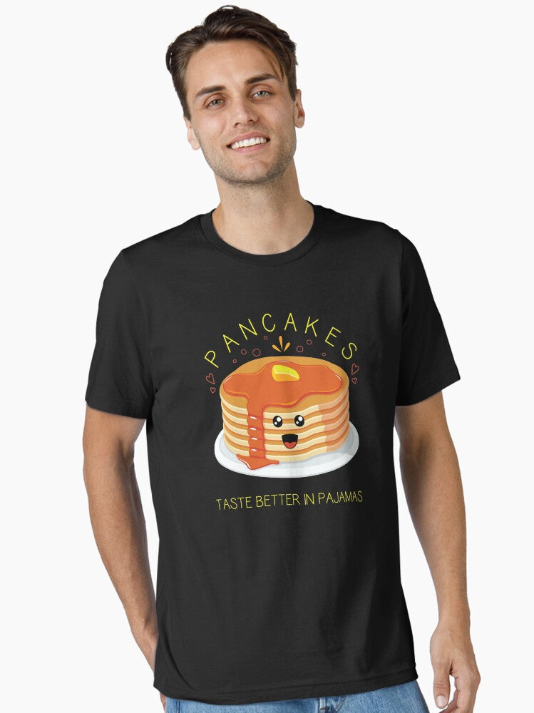 Better Taste Breakfast Party Pancakes And Pajamas design Essential T-Shirt | Premium Unisex T-Shirt, Trending Graphic Tee