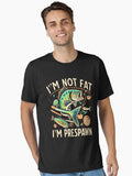 I m Not Fat I m Prespawn bass fishing funny graphic Essential T Shirt T Shirt Premium Print