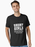Short girls Funny saying Sarcastic tank Essential Shirt Shorts Premium Quality