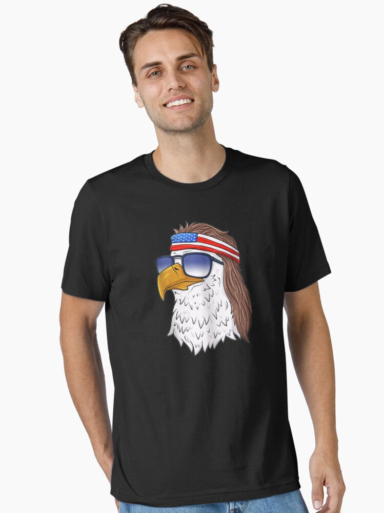 American Bald Eagle Mullet 4th Of July Essential Shirt T Shirt US Trend