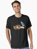 Play Ball Blue Jay With Glove Bat And Baseball Essential T Shirt T Shirt Premium Print Hot Right Now