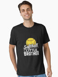 Softball Little Brother Softball Player Game Day Essential T Shirt T Shirt High Search Demand Limited Drop Feel