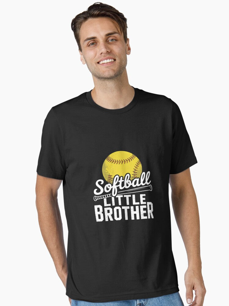 Softball Little Brother Softball Player Game Day Essential T Shirt T Shirt High Search Demand Limited Drop Feel