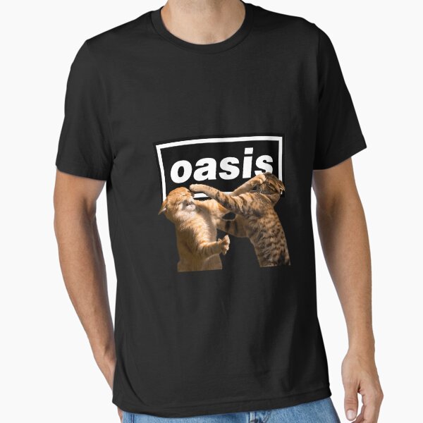 Oasis Gallagher Kitties Meme Cats Essential T-Shirt for Sale by ThreadNovaCraze