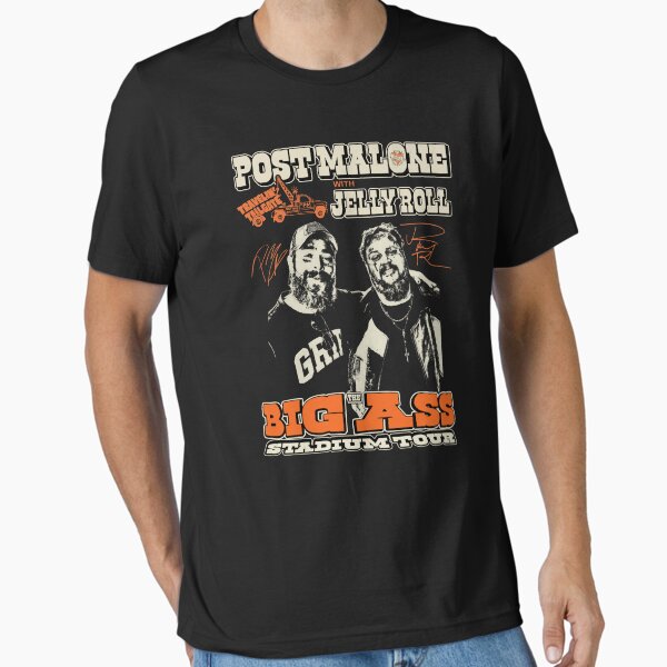 Post Malone Jelly Roll Concert Tour Album Cover Poster Essential T-Shirt for Sale by DanielleBestOne