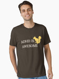 ADHD Is Awesome Squirrel Essential T-Shirt