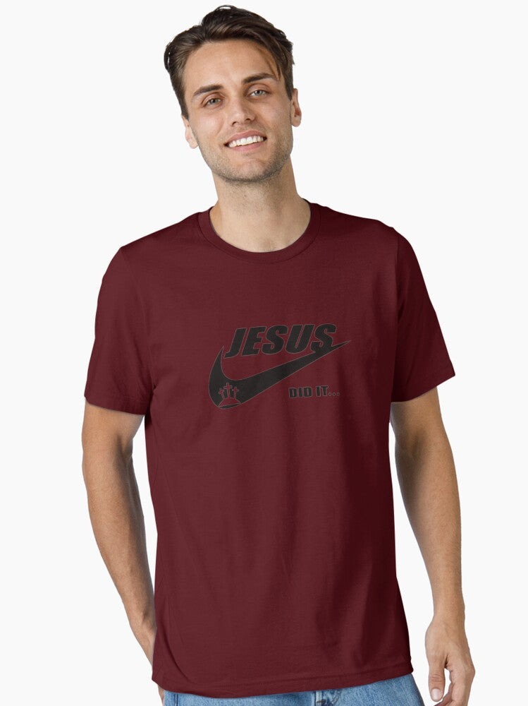 Jesus Did It Essential Shirt T Shirt Minimal Style