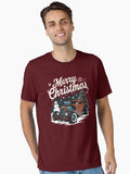 Rockin Retro Hot Rod Merry Christmas Design Essential T Shirt T Shirt High Search Demand Hot Right Now