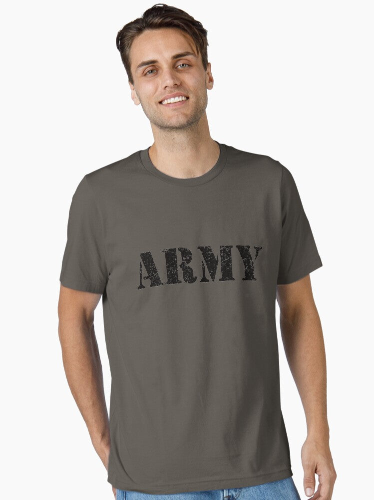 Vintage US Army Classic Military Logo Essential T Shirt T Shirt Premium Quality Hot Search US