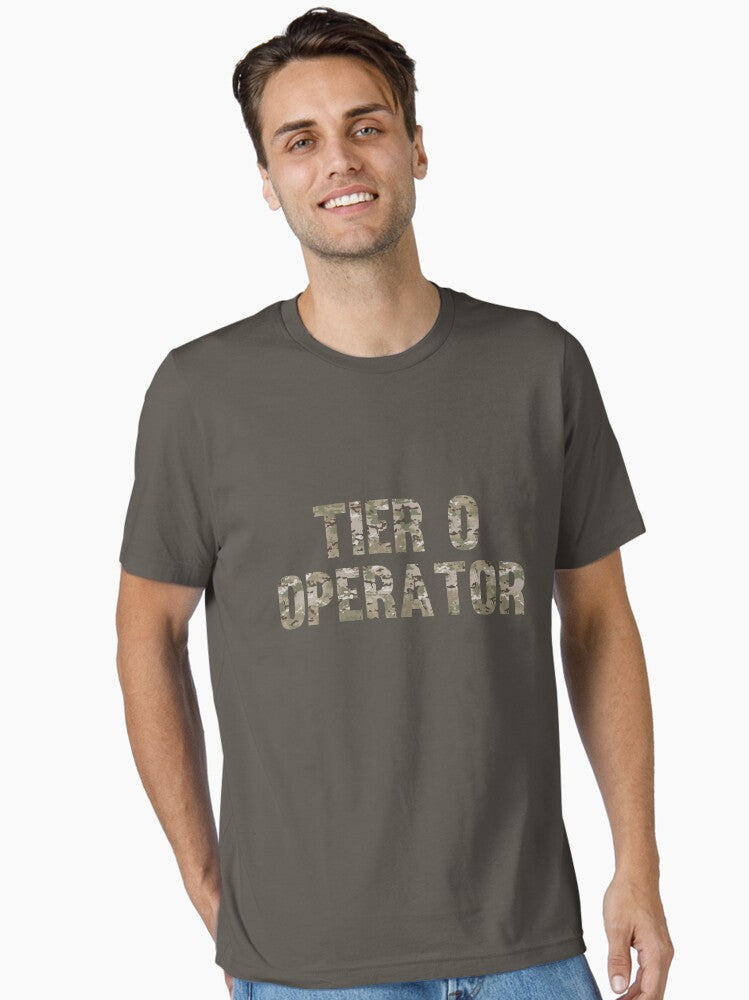 TIER 0 OPERATOR Essential T Shirt T Shirt Best Seller Look Fan Favorite
