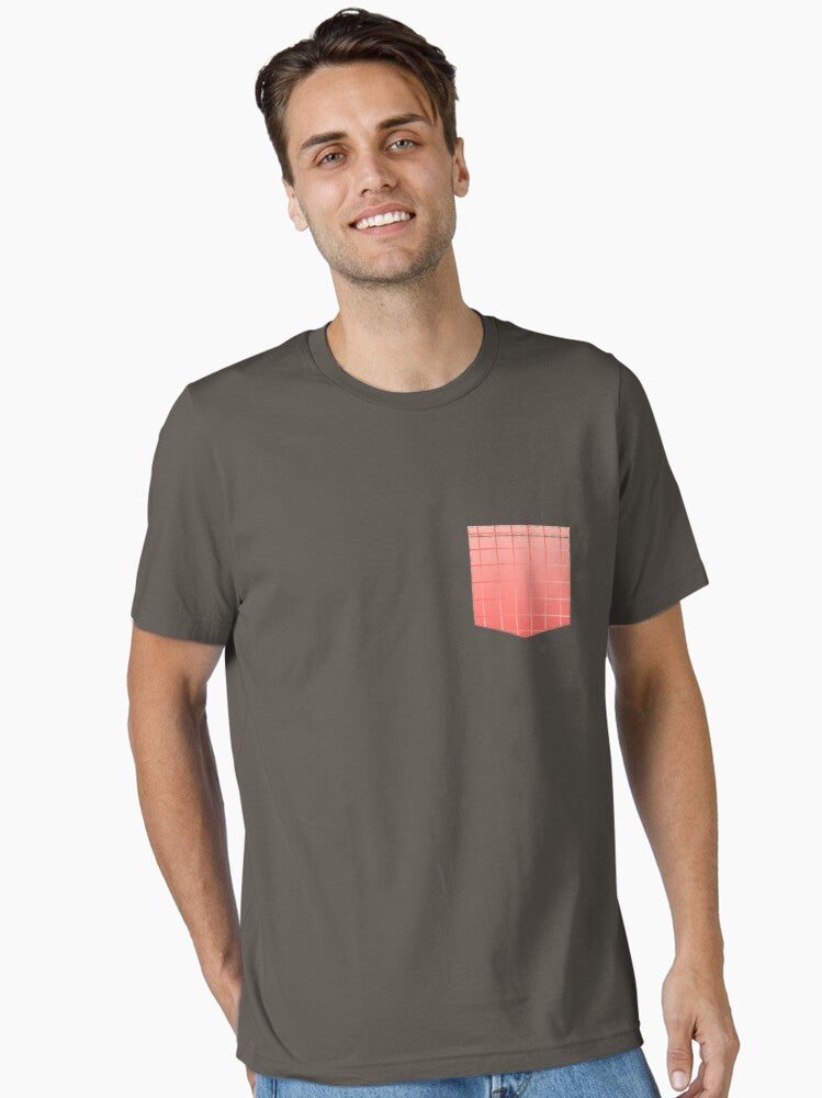 Salmon Pocket Essential Shirt T Shirt Minimal Style