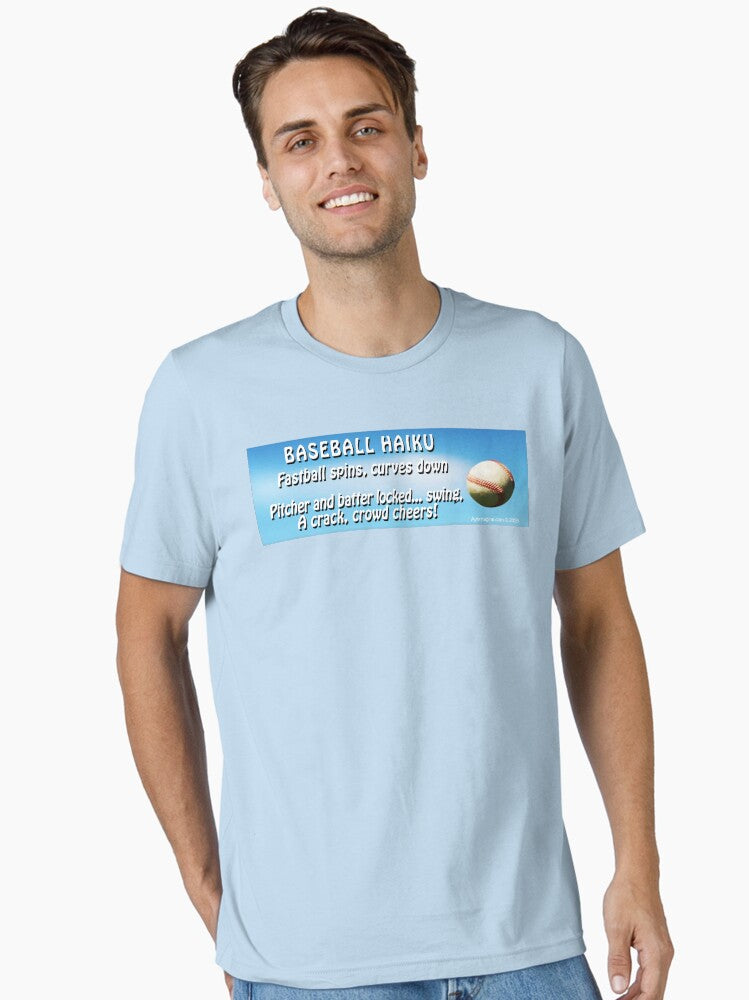 Baseball Haiku Essential T Shirt T Shirt Viral TikTok Daily Wear