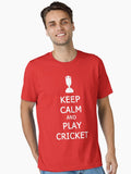 Keep Calm And Play Cricket Essential T-shirt | Trendy Graphic Tee | Casual Unisex T-shirt