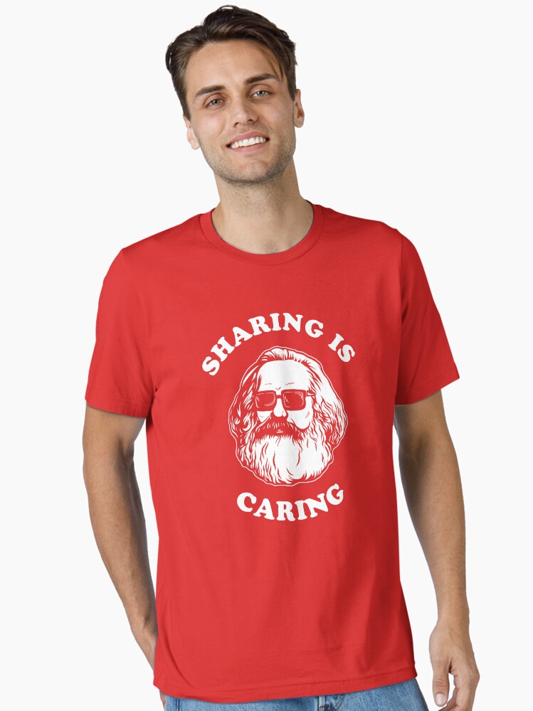 Sharing Is Caring Essential T-Shirt | Premium Unisex T-Shirt, Trending Graphic Tee