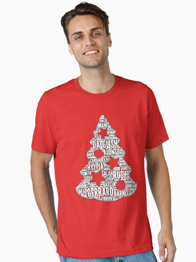 XMAS Liverpool Christmas Tree Essential Shirt T Shirt Gift Ready
