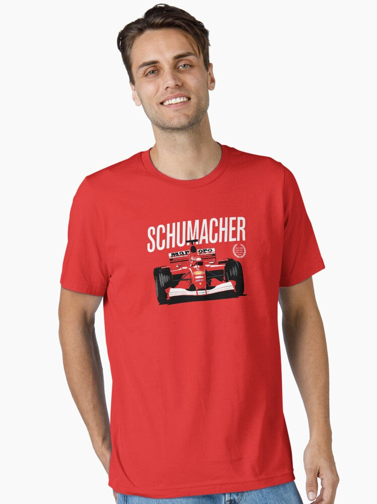 Schumacher 7 time World Champion Essential T Shirt T Shirt Generic Icon Style