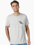 African Grey Parrot In Your Front Pocket Essential Shirt T Shirt Everyday Wear