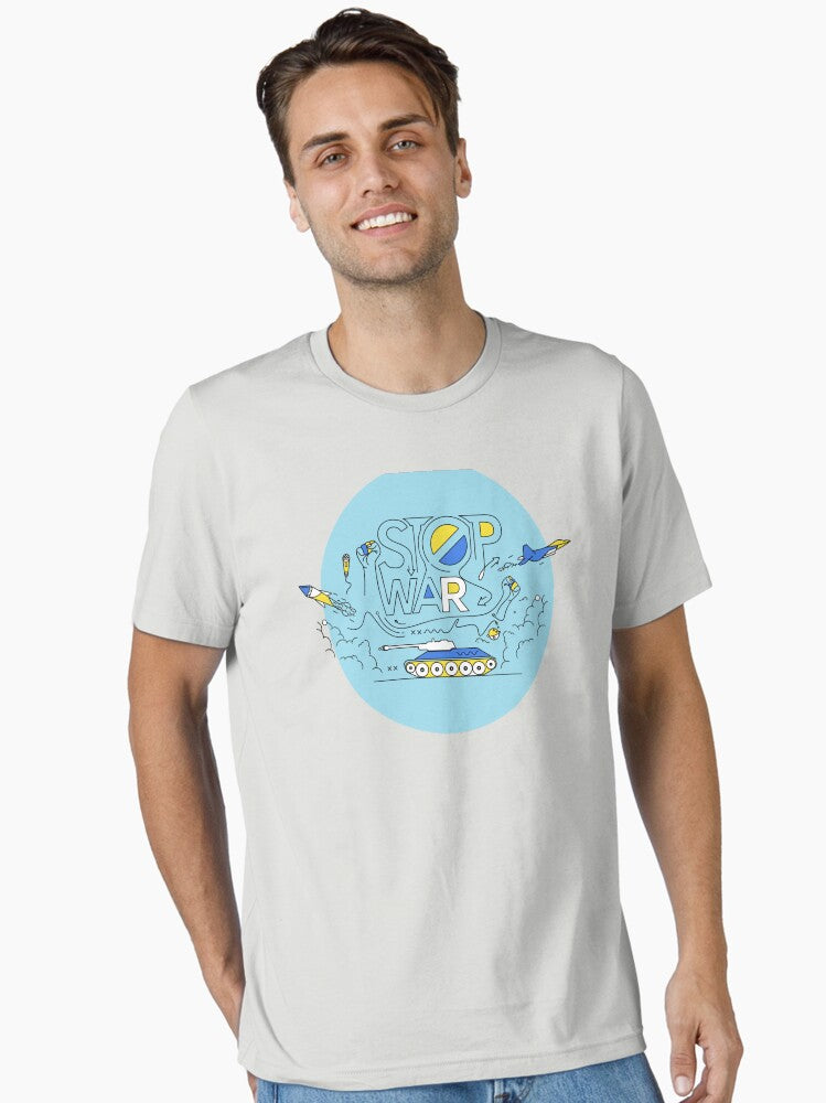 Stop Stop War Clothing Essential Shirt T Shirt Everyday Wear