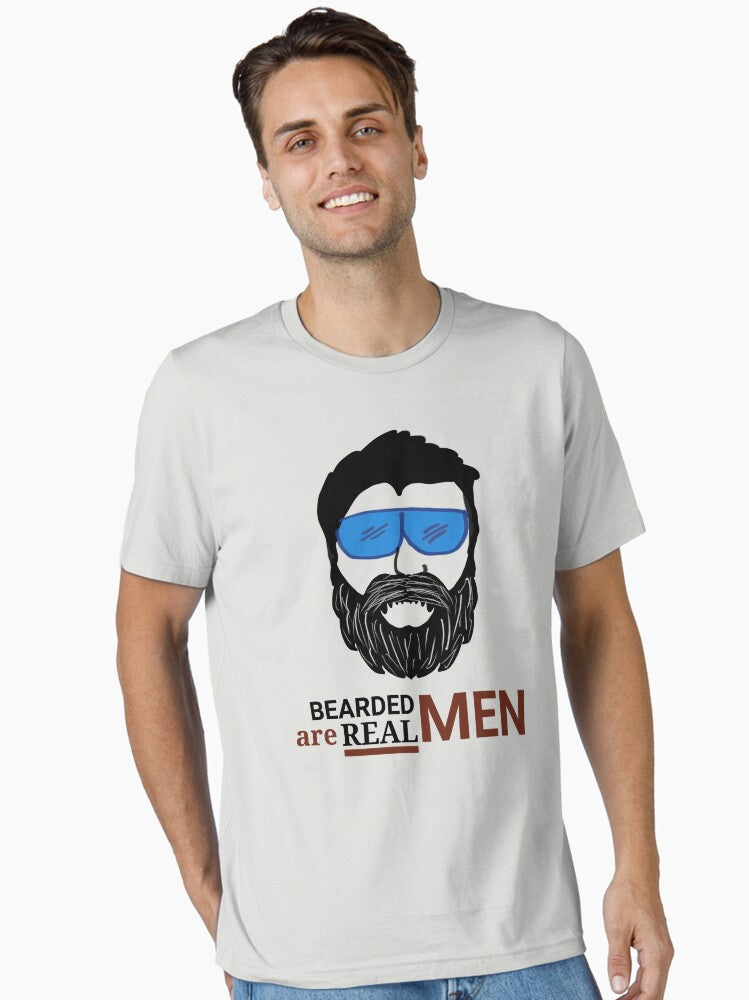 Bearded men are real men Essential Shirt T Shirt US Market