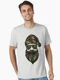 Vintage Camo Santa Face Christmas Holiday Design Essential T Shirt T Shirt High Search Demand Top Rated Design