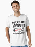 Wake Up WWIII Has Started Stop Putin Stop The War Stop Putin Stop The War Essential Shirt T Shirt Gift Ready