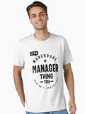 Warehouse Manager Funny Job Title Profession Birthday Idea Essential T Shirt