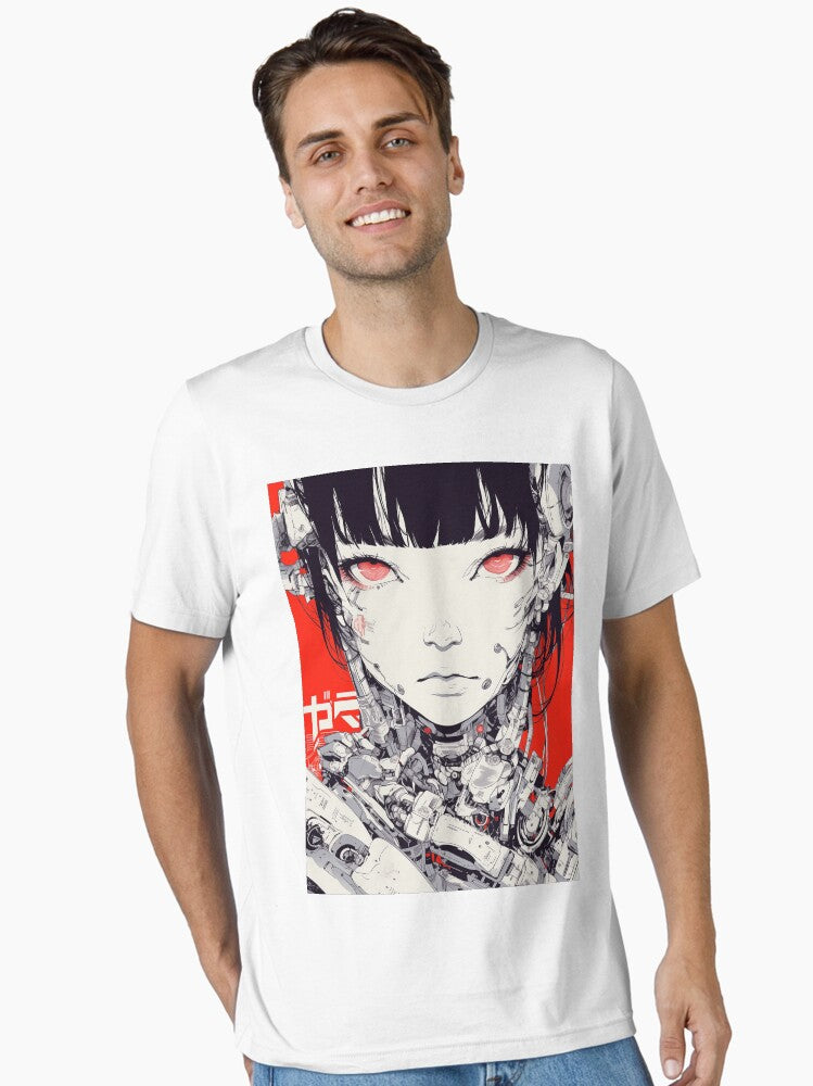 Cyberpunk waifu japan manga Essential T-Shirt | Premium Unisex T-Shirt, Trending Graphic Tee