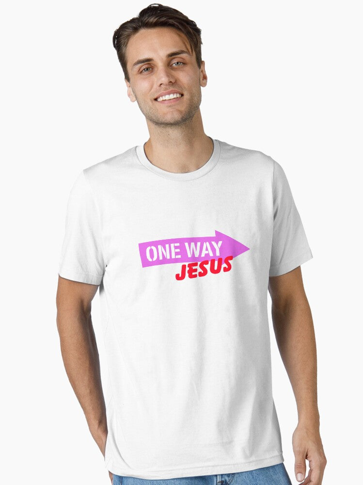 One Way Jesus 01 Essential Shirt T Shirt US Market