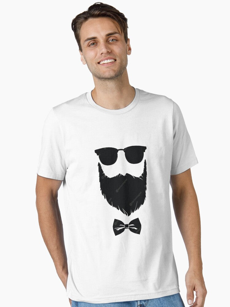 Beard man with Bow Tie Essential Shirt T Shirt Gift Ready