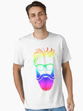 rainbow beard hipster stylish Essential Shirt T Shirt US Market