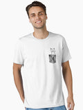If I fits I sits cat in a shirt pocket Essential Shirt T Shirt Minimal Style
