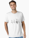 Lumberjack Chainsaw Heartbeat Funny Arborists