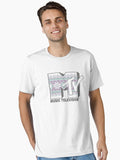 MTV Music Television Ugly Sweater Logo Fill Essential T Shirt Sweater Premium Print Daily Wear