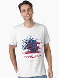 American Flag Eagle Patriotic Essential Shirt T Shirt Gift Ready