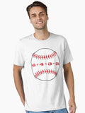 6 4 3 2 Double Play Baseball Essential T Shirt T Shirt Comfort Fit Fan Favorite