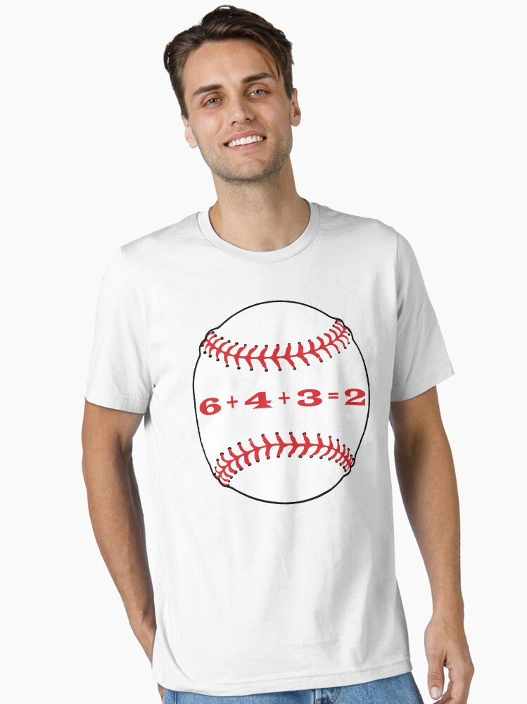 6 4 3 2 Double Play Baseball Essential T Shirt T Shirt Comfort Fit Fan Favorite