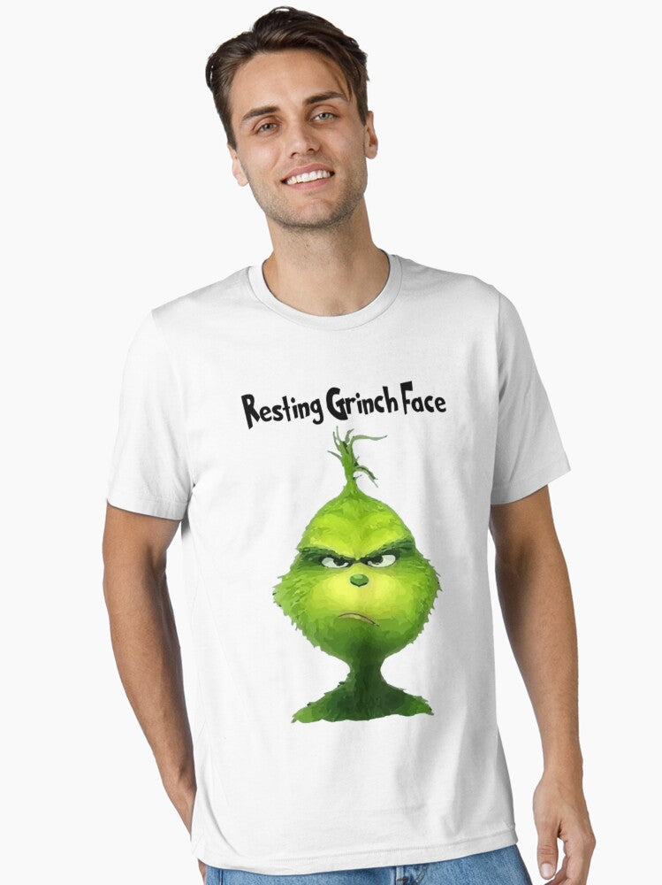 Resting Grinch Face Funny Christmas Meme Design Essential T Shirt T Shirt Holiday Trending Christmas Season Pick