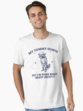 My Tummy Hurts But I'm Being Really Brave About It - Unisex T Shirt Meme Shirt Funny Raccoon Shirt Funny Meme Tee Raccoon Meme Essential T-Shirt | Premium Unisex T-Shirt, Trending Graphic Tee