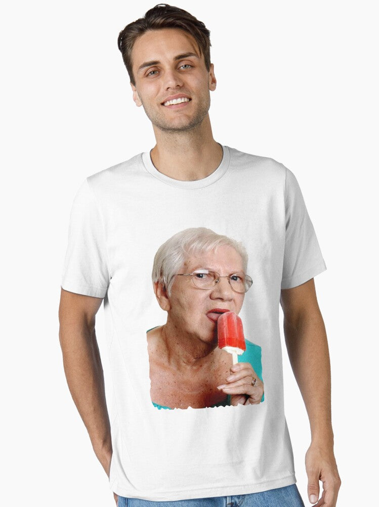 Granny Ice Lolly Essential T-Shirt | Premium Unisex T-Shirt, Trending Graphic Tee