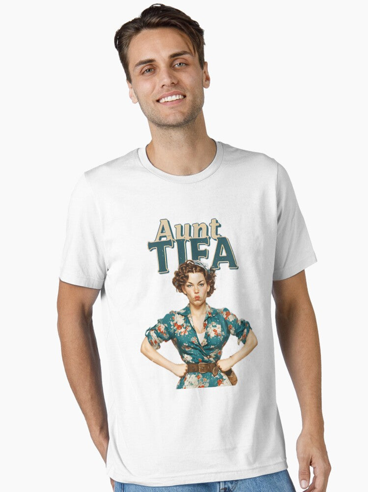 Aunt Tifa Anti Fascist Crusader Essential Shirt T Shirt Everyday Wear