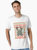 Overstimulated But Festive Christmas - Funny Christmas Classic Essential T-Shirt | Premium Unisex T-Shirt, Trending Graphic Tee