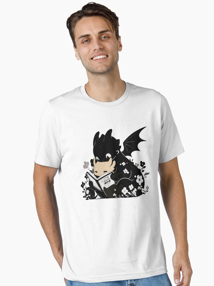 Fourth Wing Dragon Fantasy Essential T Shirt T Shirt Viral US Style Streetwear Essential