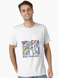 Mtv Logo WTF Distressed Style Essential T Shirt T Shirt Trending US Daily Wear