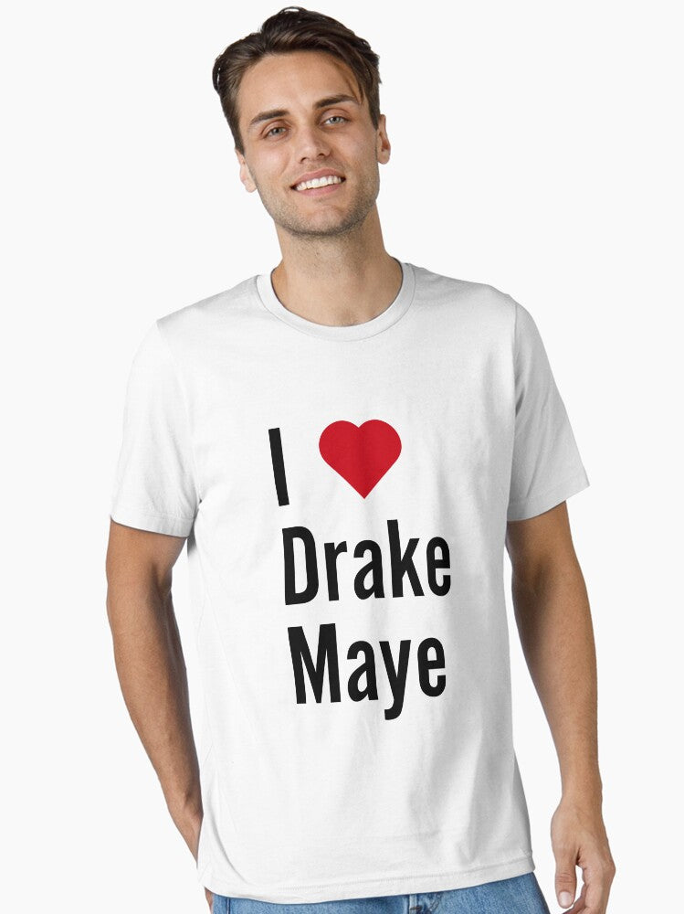 I love Drake Maye Essential T-Shirt | Premium Unisex T-Shirt, Trending Graphic Tee