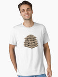 Beige Sack Pyramid Stack Essential T Shirt T Shirt Premium Print