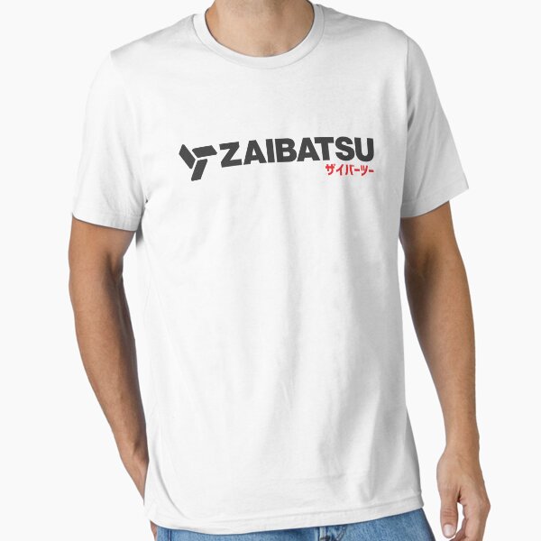 Zaibatsu Graphic T-Shirt - White Essential T-Shirt for Sale by WolfeCreative