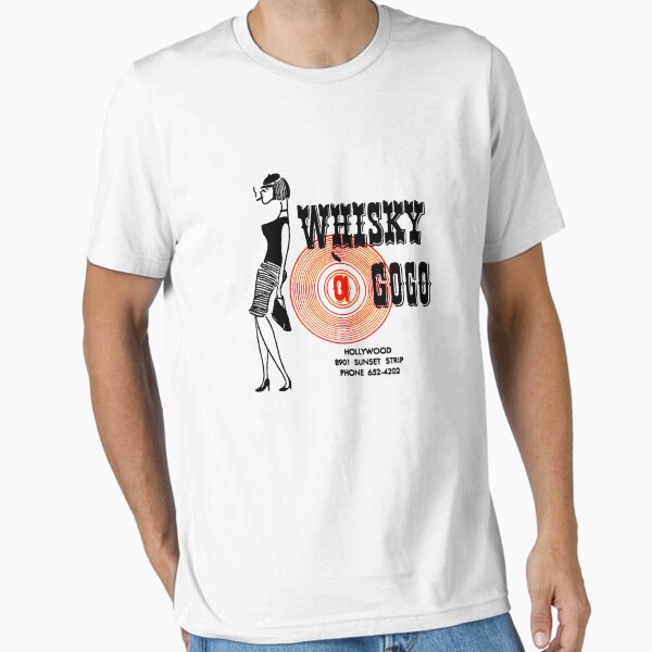 Whisky A Go Go Vintage Poster Restoration Digital Painting Retro Band Gig Essential T-Shirt for Sale by LisaFaught8