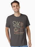O K Hotel Seattle Essential T Shirt T Shirt Comfort Fit Daily Wear