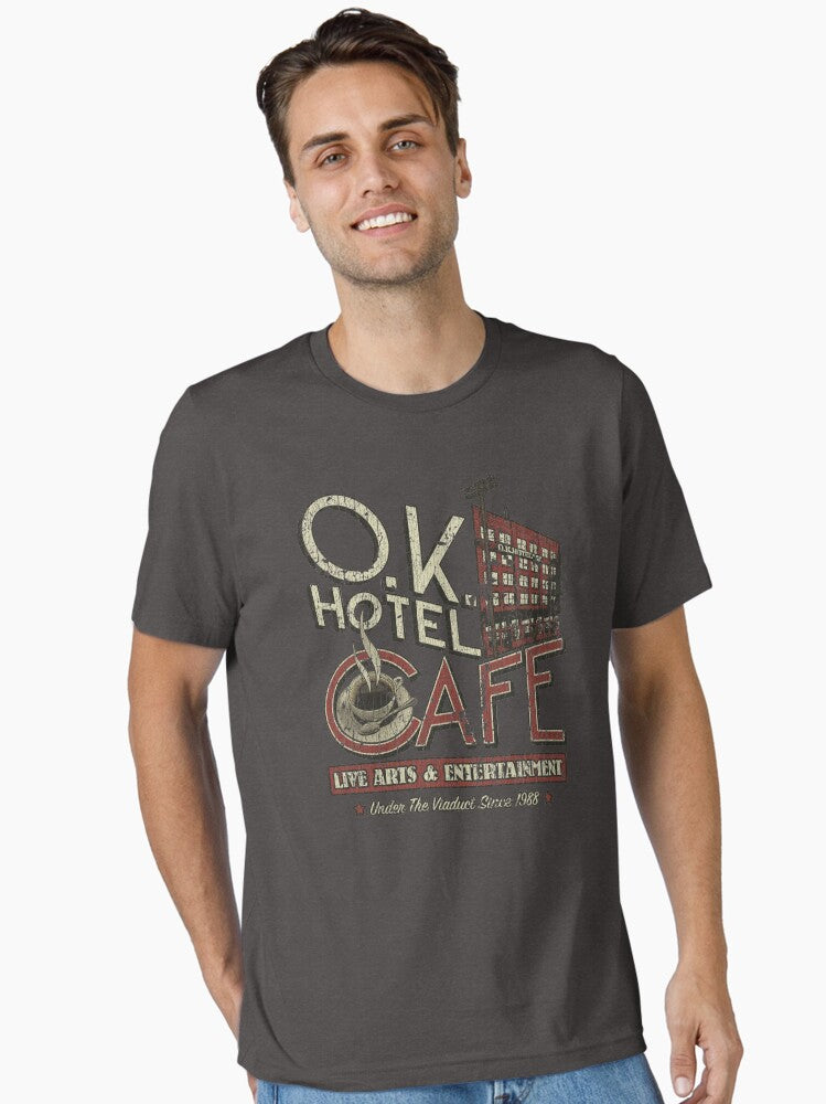 O K Hotel Seattle Essential T Shirt T Shirt Comfort Fit Daily Wear