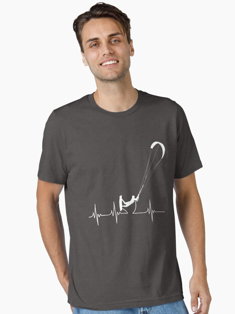 Kitesurfer Heartbeat Essential T Shirt